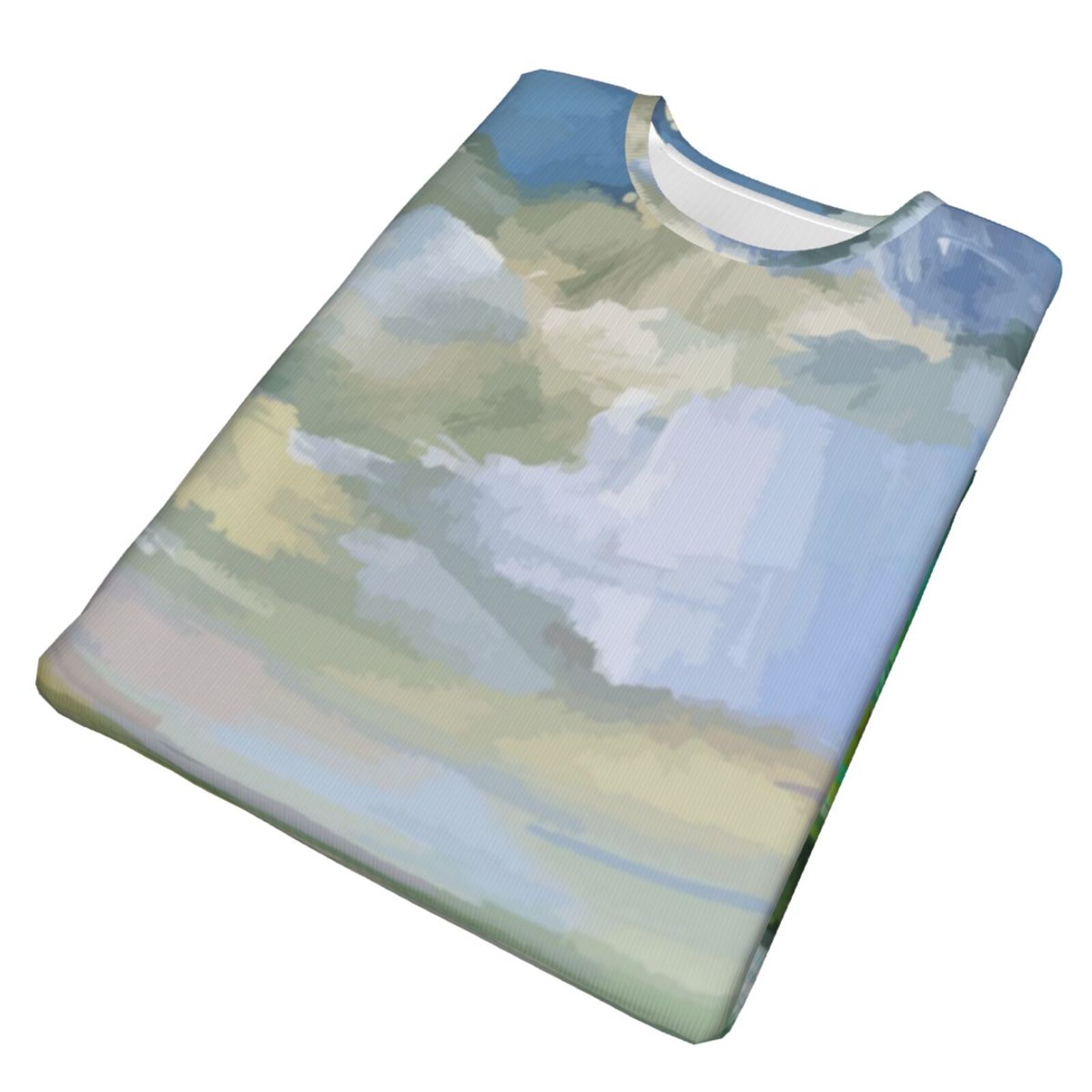 Summer Green Painting Elements Classic T-shirt