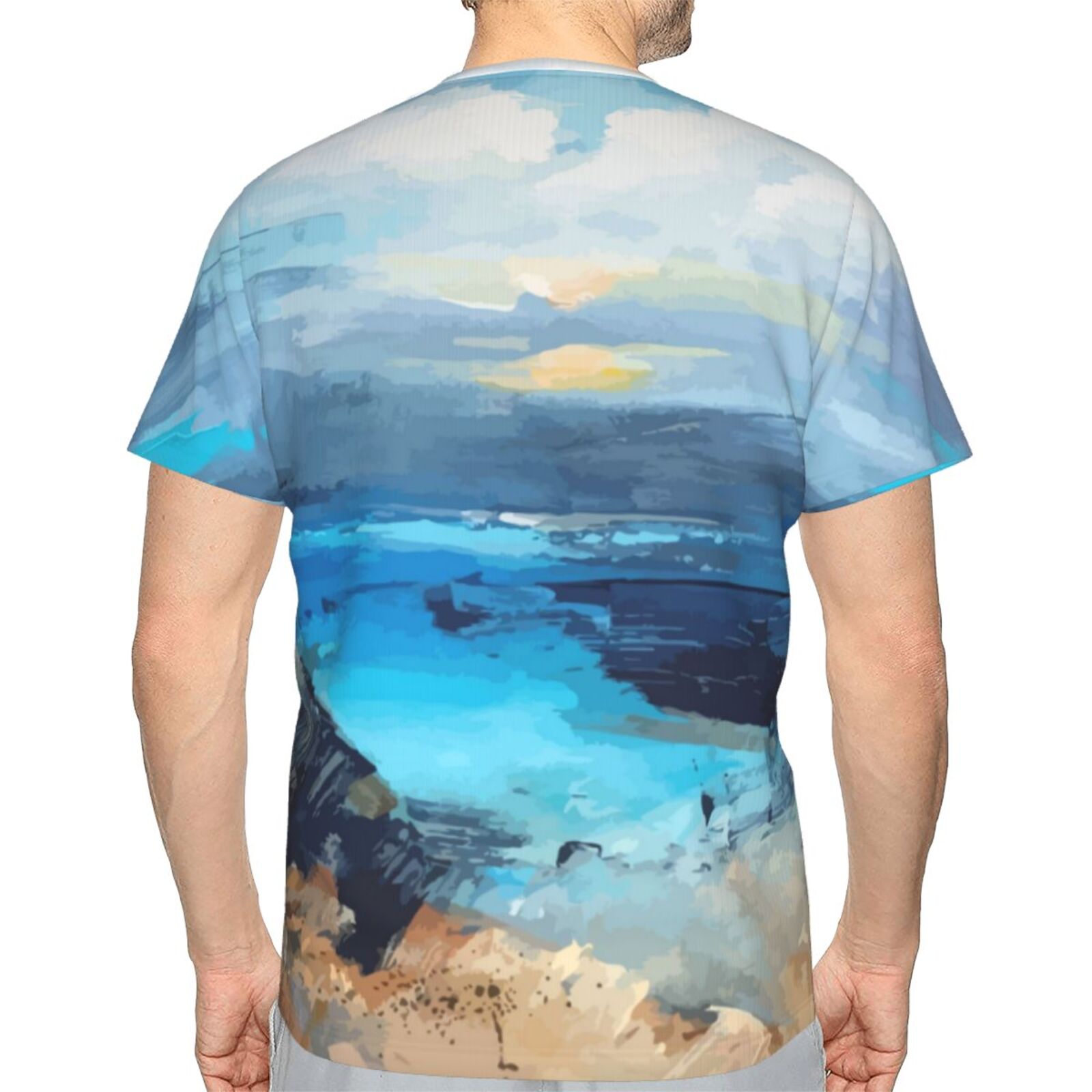 Small Bay Painting Elements Classic T-shirt