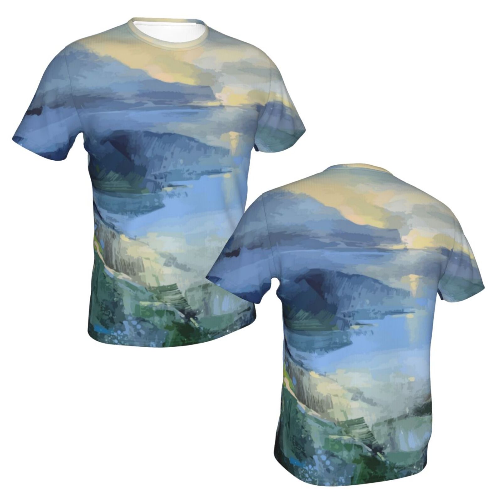 Calm Sea Painting Elements Classic T-shirt
