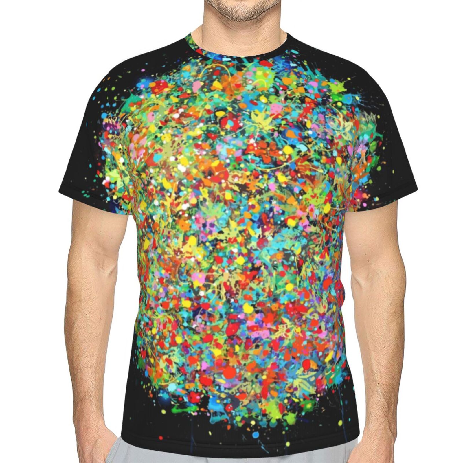 Cosmic Jungle Painting Elements Classic T-shirt