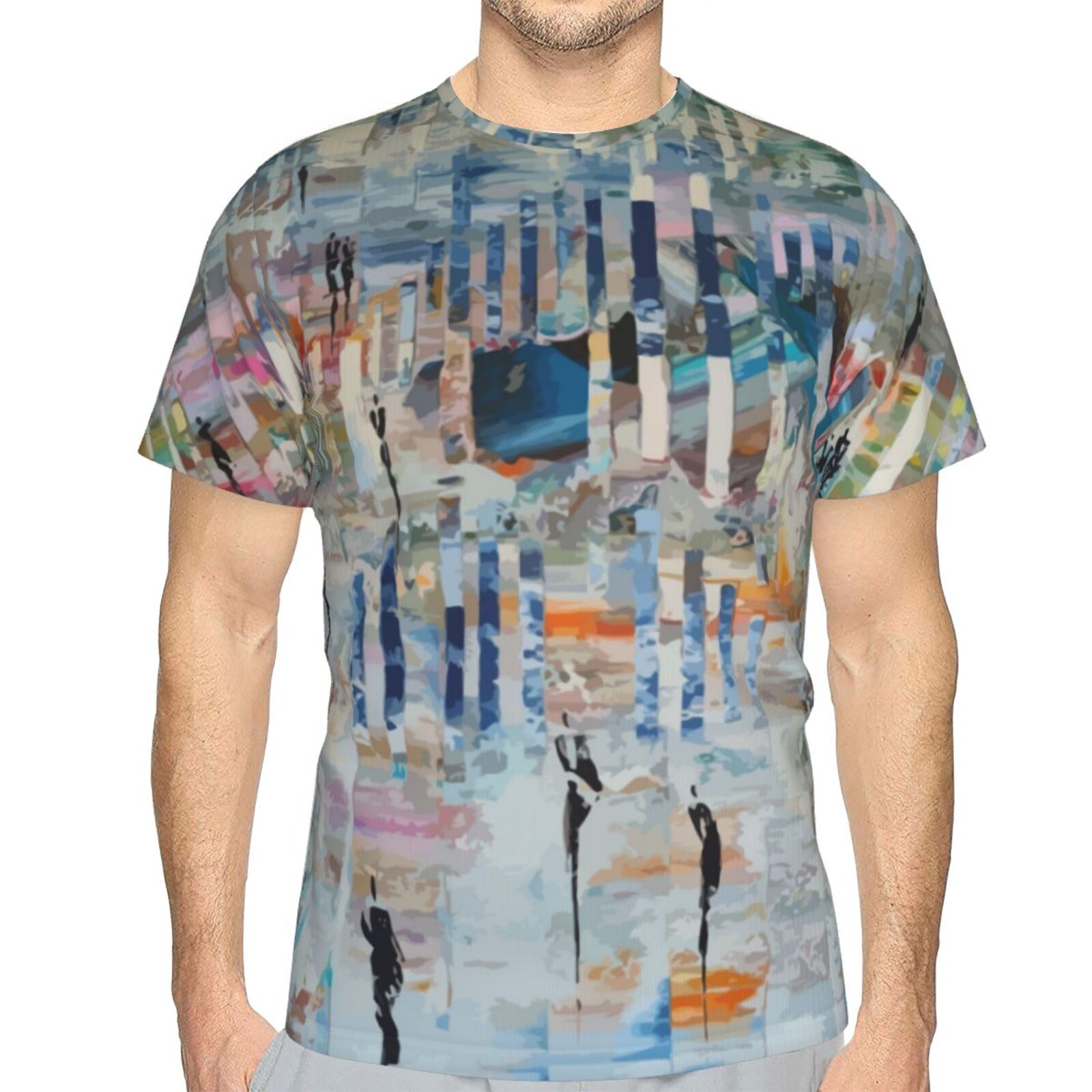 Walk In An Abstract World Painting Elements Classic T-shirt
