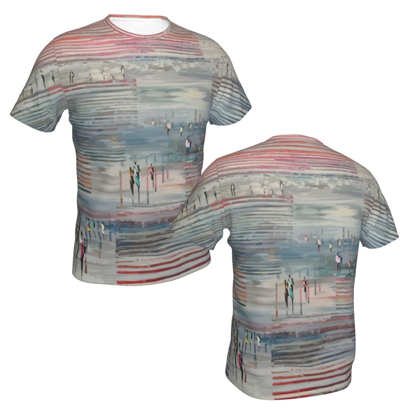 Stripes Painting Elements Classic T-shirt