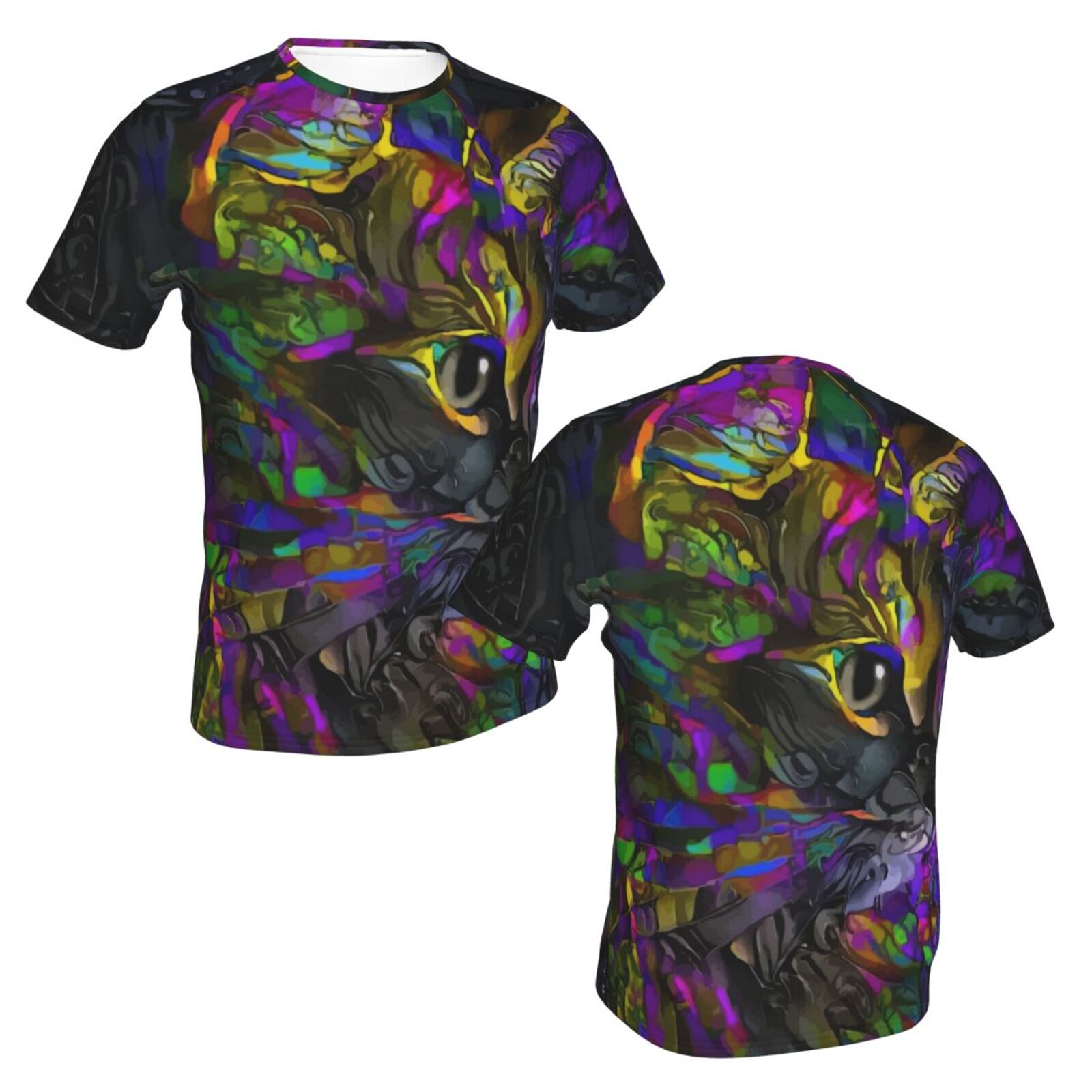 Hanzy Cat Mix Mdeia Elements Classic T-shirt