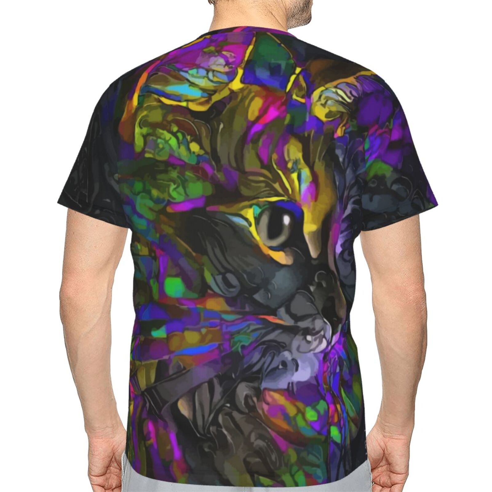 Hanzy Cat Mix Mdeia Elements Classic T-shirt