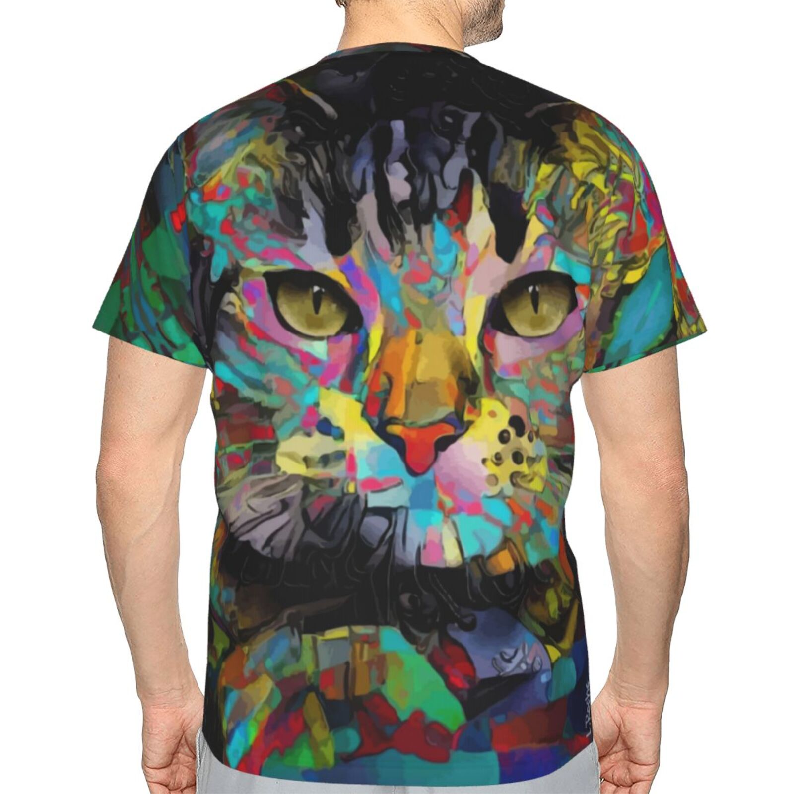 Sadhu Cat Mix Mdeia Elements Classic T-shirt