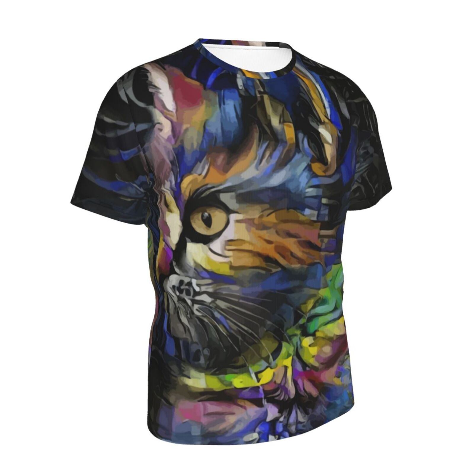 Ogour Cat Mix Mdeia Elements Classic T-shirt