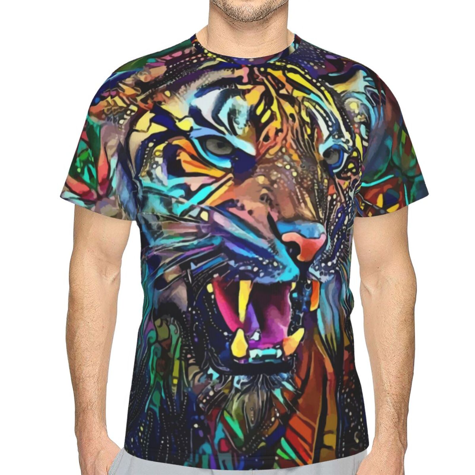 Astor Tiger Mix Mdeia Elements Classic T-shirt