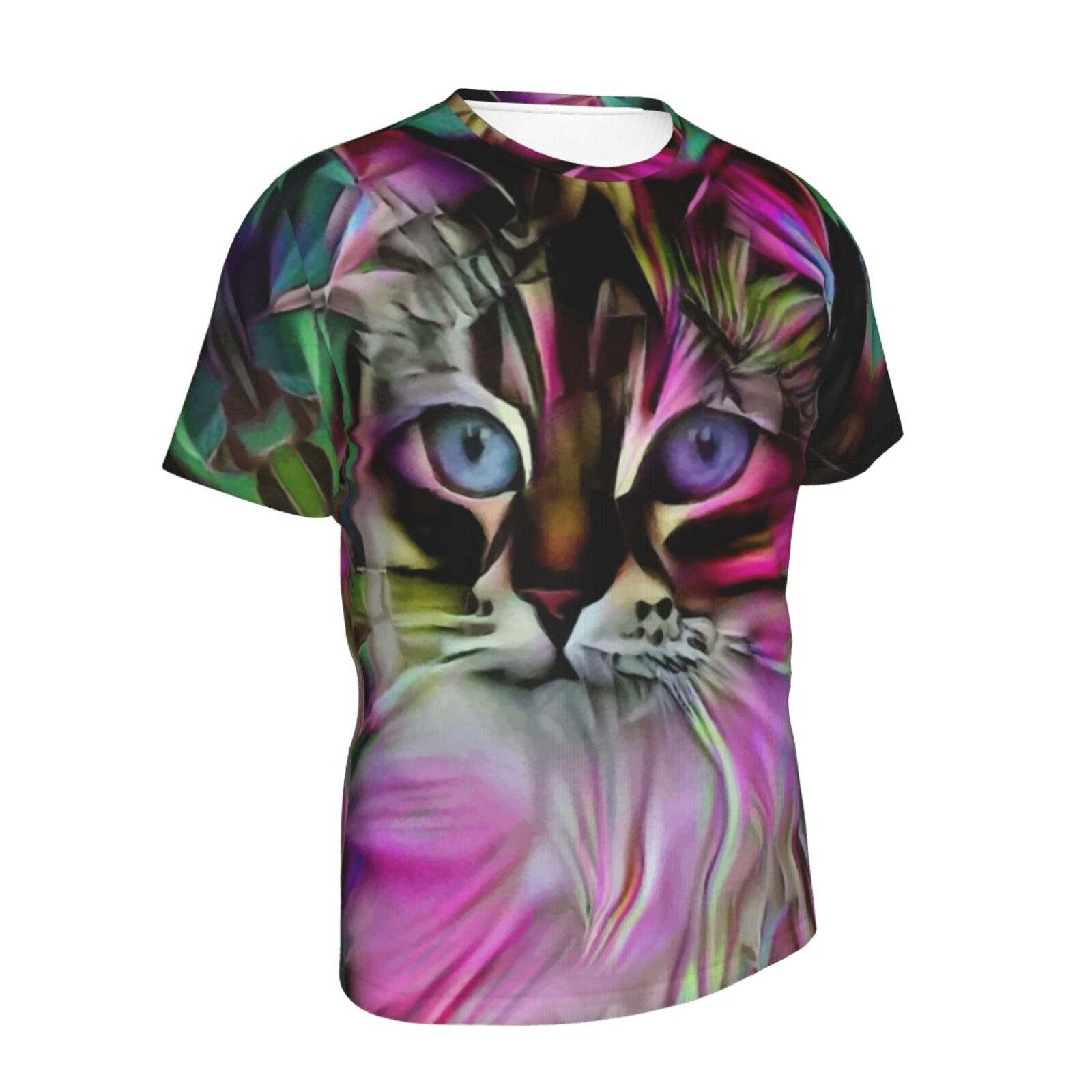 Esty Cat Mix Mdeia Elements Classic T-shirt
