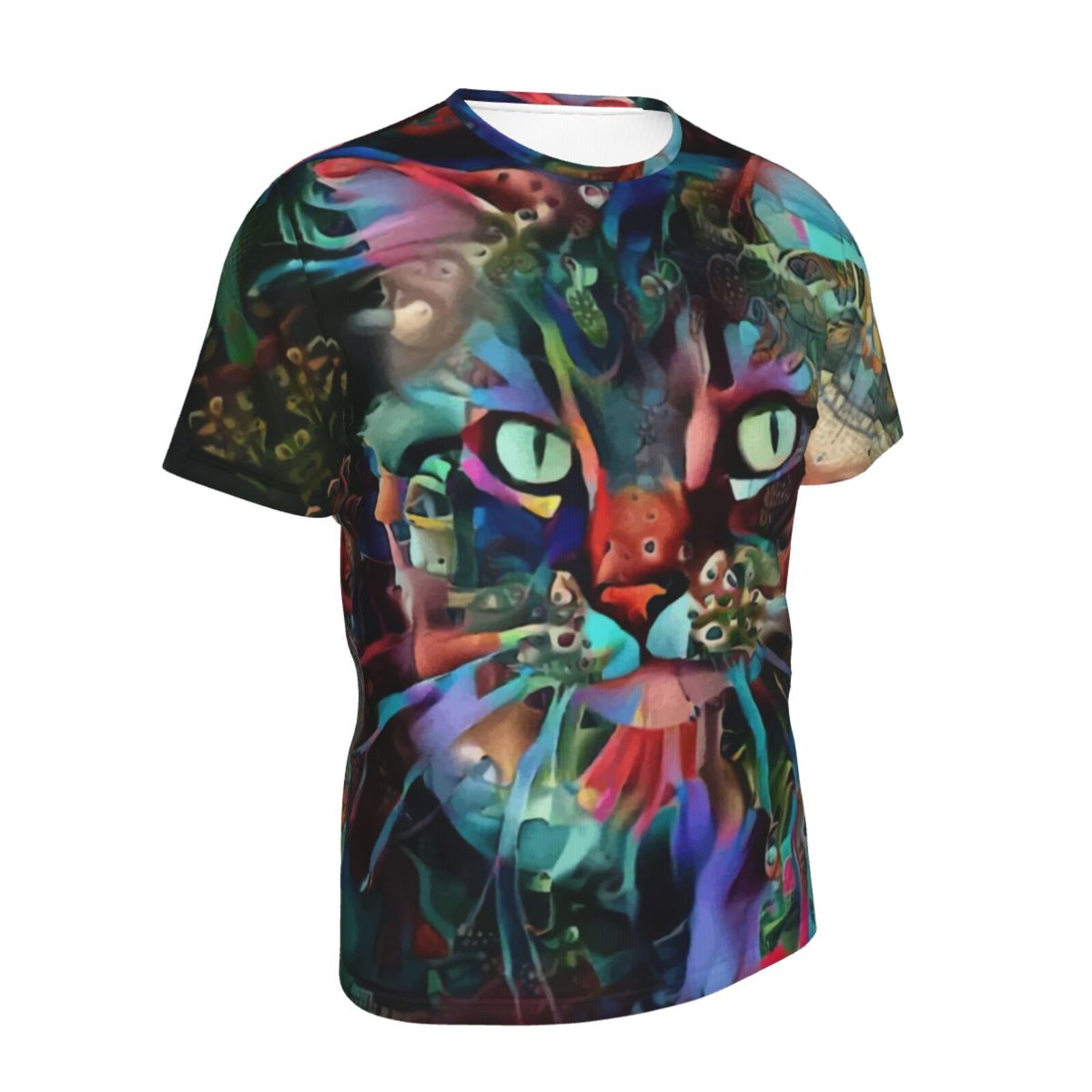 Monzi Cat Mix Mdeia Elements Classic T-shirt